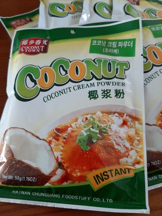 [유픽] 코코넛 커리부터 칵테일까지, 춘광 코코넛 크림 파우더 3입, 2세트, 총 6개 — 5점을 준 리뷰어가 2021년 2월 올린 사용 사진