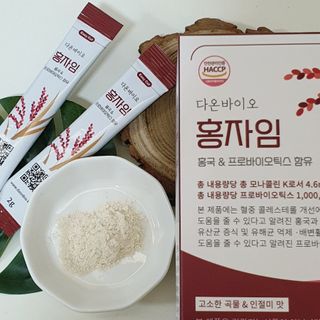 하루 1포로 콜레스테롤, 유산균, 고역가 소화효소까지 한번에 섭취! 다온바이오 홍자임 1개월분(30포) — 5점을 준 리뷰어가 2022년 11월 올린 사용 사진