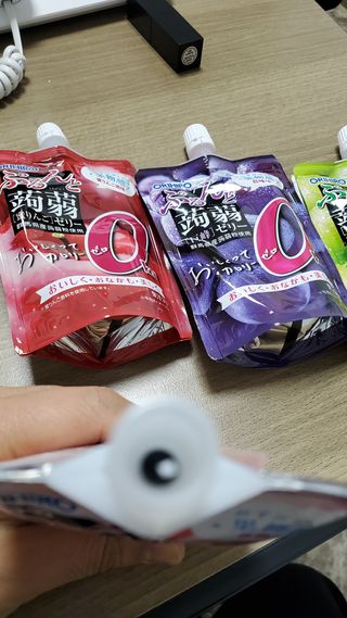ORIHIRO 오리히로 곤약젤리 제로칼로리 130g 4종 4팩(맛별로 1팩씩) — 5점을 준 리뷰어가 2023년 2월 올린 사용 사진