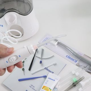 주식회사 클린디 [클린디] 양치 후 남은 이물질, 물치실로 완벽 제거 🦷 구강세정기 세트 [맞춤 칫솔 + 치약 포함] — 5점을 준 리뷰어가 2022년 1월 올린 사용 사진