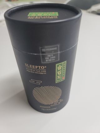 프리마인 자체 기업부설 연구소에서 찾아낸 건강한 수면의 비밀.  슬립토 플러스 30포 — 5점을 준 리뷰어가 2022년 7월 올린 사용 사진