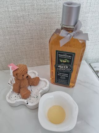 체코 비건화장품 마뉴팍투라 향좋은 천연 맥주샴푸 — 5점을 준 리뷰어가 2022년 5월 올린 사용 사진