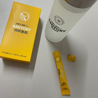 주식회사 씨크릿비에프랩 마시는 아미노산 아미토리 열대과일맛 14포 [1포, 5g / 보틀증정] — 3점을 준 리뷰어가 2023년 2월 올린 사용 사진