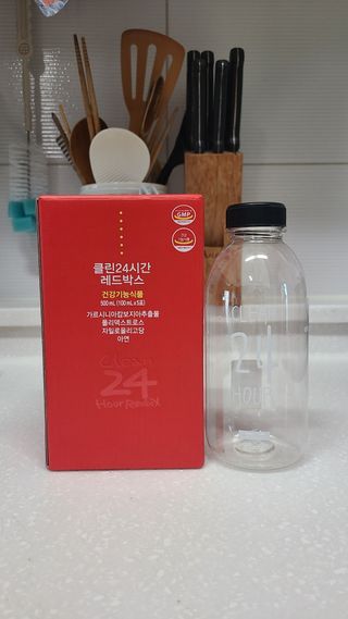클린24시간 레드박스 1BOX(5포) + 전용보틀(500ml) — 5점을 준 리뷰어가 2024년 3월 올린 사용 사진