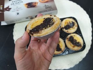 디앙뜨 포르투갈 에그타르트 오리지널 맛+패션후르츠+초콜릿타르트 맛 중 택1 — 5점을 준 리뷰어가 2021년 8월 올린 사용 사진