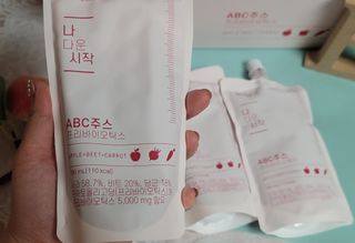 본리브 나 다운 시작 ABC주스 프리바이오틱스 — 4점을 준 리뷰어가 2021년 1월 올린 사용 사진