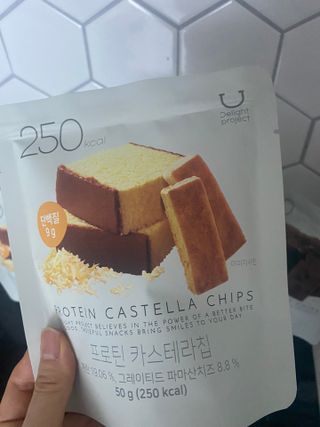 신상품) 딜라이트 프로젝트 프로틴  브라우니칩/ 카스테라칩 총 6EA — 5점을 준 리뷰어가 2022년 5월 올린 사용 사진