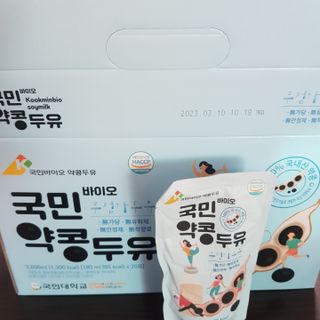 국민바이오 약콩두유 — 4점을 준 리뷰어가 2022년 5월 올린 사용 사진