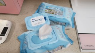 햅스 세균없는 주방 대형 2팩, HAPS sanitizer wipe — 5점을 준 리뷰어가 2022년 2월 올린 사용 사진