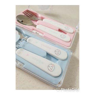 유비맘 스푼포크 케이스 세트 1+1 _컬러랜덤 발송 — 5점을 준 리뷰어가 2021년 2월 올린 사용 사진