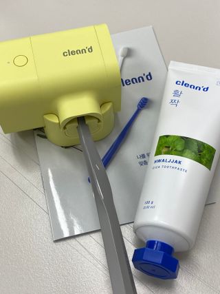 주식회사 클린디 [클린디] 찝찝한 칫솔은 이제 그만, 살균과 건조기능 칫솔살균건조기로 더욱 뽀송하게🦷 — 5점을 준 리뷰어가 2021년 12월 올린 사용 사진