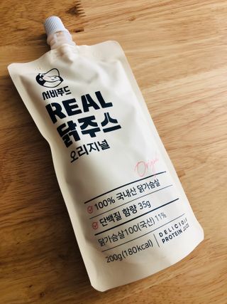 서비푸드 리얼 닭주스 오리지널 200g 1세트 10개입 — 4점을 준 리뷰어가 2022년 1월 올린 사용 사진