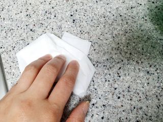 햅스 세균없는 주방 대형 2팩, HAPS sanitizer wipe — 5점을 준 리뷰어가 2022년 1월 올린 사용 사진