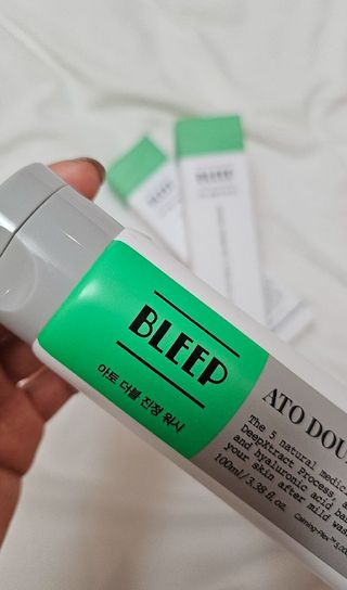 블립 ★올리브영 약산성 폼클렌징 살리실산 요철클렌징 균제거 시카 어성초 클렌징폼 [네이버 구매+인스타 리뷰] — 5점을 준 리뷰어가 2024년 12월 올린 사용 사진