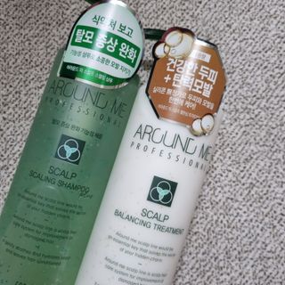 어라운드미 [어라운드 미] 탈모 증상 완화 스칼프 샴푸 + 두피 영양 공급 트리트먼트 — 5점을 준 리뷰어가 2021년 6월 올린 사용 사진