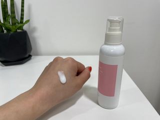 화이트리 채움 베리어 로션, 베리어 크림 세트 — 4점을 준 리뷰어가 2021년 2월 올린 사용 사진