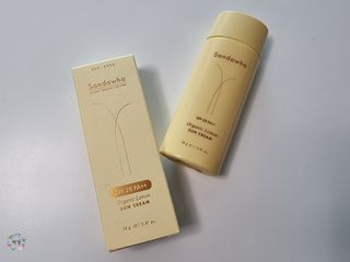 스킨큐어 산다화 유기농 레몬썬크림 — 4점을 준 리뷰어가 2022년 4월 올린 사용 사진