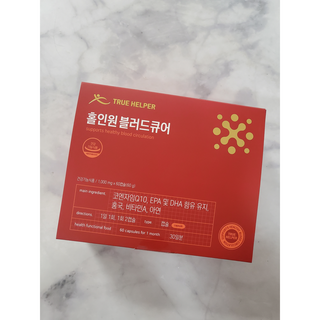 트루헬퍼 홀인원 블러드큐어 혈행+혈압+콜레스테롤 한번에 1박스 1개월 — 5점을 준 리뷰어가 2023년 2월 올린 사용 사진