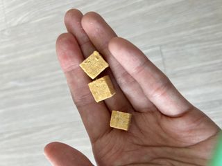 [펫시밀] 원물그대로 영양듬뿍 진공동결건조 북어트릿75g,치킨트릿100g,연어트릿75g 강아지 고양이 간식 — 5점을 준 리뷰어가 2023년 5월 올린 사용 사진