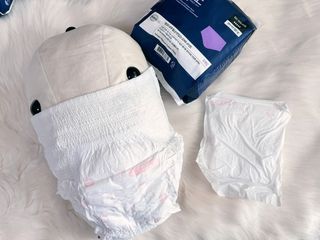 프리 [템포] 패드 내추럴순면 입는 오버나이트 5P * 2개 — 5점을 준 리뷰어가 2024년 4월 올린 사용 사진