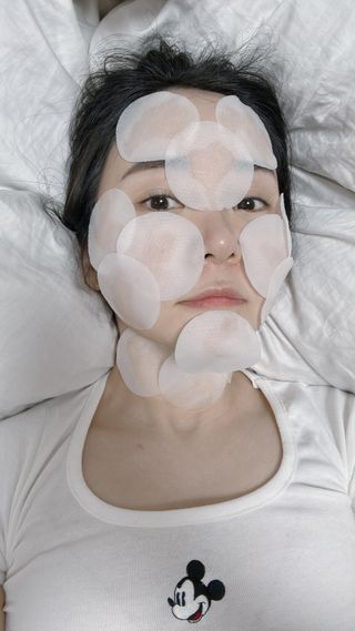 산다화 비타민씨 화이트닝 토너 패드 — 5점을 준 리뷰어가 2023년 5월 올린 사용 사진