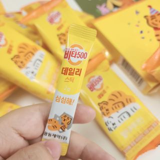 광동생활건강 [광동] 비타500데일리스틱  ★빼빼로데이★ 30포+70포+ 뚱랑이스티커+빼빼로+쇼핑백 — 5점을 준 리뷰어가 2022년 11월 올린 사용 사진