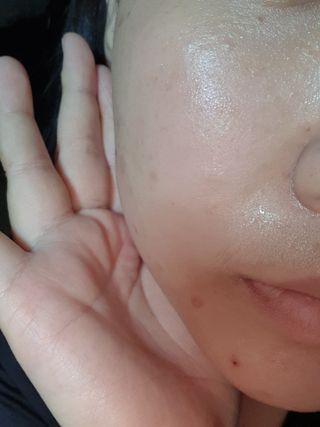 리더스코스메틱 리더스 프로 하이드라 아미노 슬리핑 마스크 — 5점을 준 리뷰어가 2021년 4월 올린 사용 사진