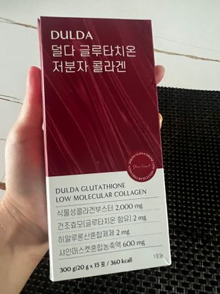 [덜다] 글루타치온 저분자 콜라겐 (20g x 15포) — 4.5점을 준 리뷰어가 2023년 8월 올린 사용 사진