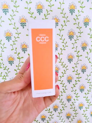 더마 사이언스 비타민 CCC 앰플 기미 브라이트닝 세럼 30ml — 5점을 준 리뷰어가 2021년 8월 올린 사용 사진