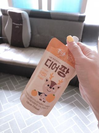 [몸엔용] 우리 아이 건강간식, 달콤한 녹용곤약젤리 디어팡 4종 — 5점을 준 리뷰어가 2021년 8월 올린 사용 사진