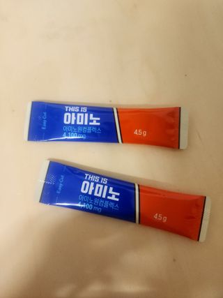 [닥터루템] THIS IS 아미노 디스이즈아미노 필수 조원희 아미노산 1box(15포) — 4점을 준 리뷰어가 2023년 2월 올린 사용 사진