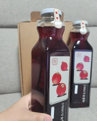 [바이윙클] 페르시아 유기농 석류 착즙주스 750ml 2병 + 선물박스 세트 — 5점을 준 리뷰어가 2022년 3월 올린 사용 사진