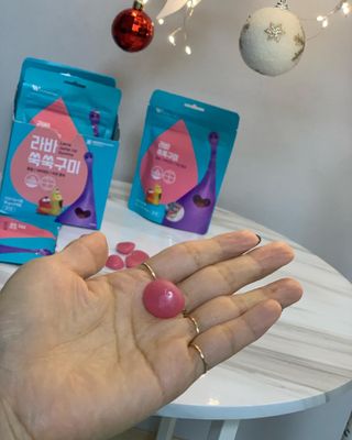 [푸름웰니스] 라바 쑥쑥구미 36g — 5점을 준 리뷰어가 2021년 12월 올린 사용 사진