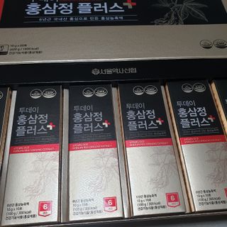 서울약사신협_투데이홍삼정플러스스틱_10g x 60포 — 5점을 준 리뷰어가 2021년 6월 올린 사용 사진