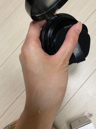 하멜 비건 아쿠아 글로우 제로핏 쿠션 — 5점을 준 리뷰어가 2022년 8월 올린 사용 사진