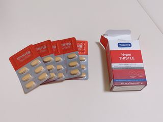 뉴트리션팩토리 비타프렙 하이퍼씨슬 밀크씨슬 900mg — 5점을 준 리뷰어가 2021년 10월 올린 사용 사진