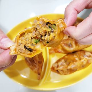 한만두 진한 해물맛 짬뽕만두 1kg — 4점을 준 리뷰어가 2021년 4월 올린 사용 사진