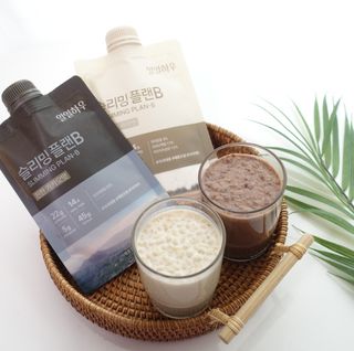 일일하우 슬리밍 플랜B 고소한 귀리맛, 진한 카카오맛 (체중조절식) — 5점을 준 리뷰어가 2023년 5월 올린 사용 사진