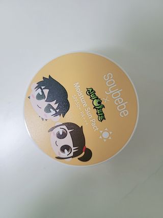 소이베베X신비아파트 모이스쳐 선팩트 SPF50+ PA+++ — 5점을 준 리뷰어가 2023년 4월 올린 사용 사진