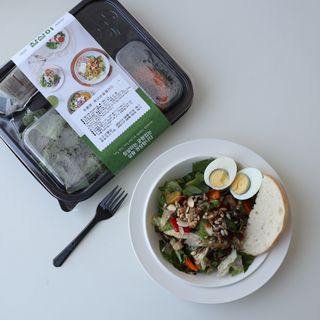 참살이도시락 작심삼일 샐러드도시락 3개 맛보기 새벽배송 또는 택배배송 — 5점을 준 리뷰어가 2021년 9월 올린 사용 사진