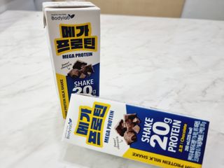 바디랩 프로틴음료 단백질쉐이크 메가프로틴 — 5점을 준 리뷰어가 2022년 4월 올린 사용 사진