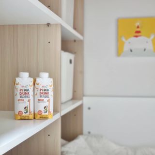 메디웰 페디아드링크 미니 바나나맛 — 5점을 준 리뷰어가 2021년 7월 올린 사용 사진