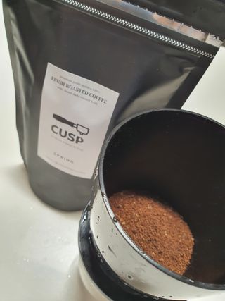 커스프 블렌드 당일 로스팅 커피원두 홀빈 드립커피 분쇄 200g — 5점을 준 리뷰어가 2022년 8월 올린 사용 사진