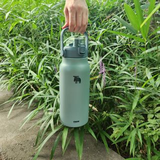 모즈스웨덴 MOZ 스웨덴 316 스텐 대용량 원터치 손잡이 보냉보온병 — 5점을 준 리뷰어가 2023년 8월 올린 사용 사진