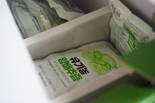 참앤들황토농원 국내산 유기농 양배추를 그대로 담은,  유기농 양배추즙  80ml X 30포 1박스 — 5점을 준 리뷰어가 2023년 4월 올린 사용 사진
