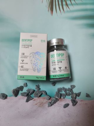 작심연구소 구취제거+충치예방+치아화이트닝 마법의 캔디 덴티팝3종(맛 랜덤 발송) — 5점을 준 리뷰어가 2022년 5월 올린 사용 사진