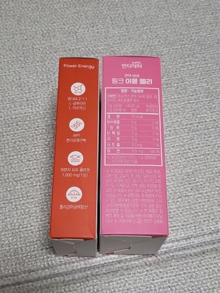 인디닥터 면역 생생 핑크 이뮨 젤리 + 타이탄 BCAA 프로틴 젤리스틱 — 5점을 준 리뷰어가 2022년 5월 올린 사용 사진