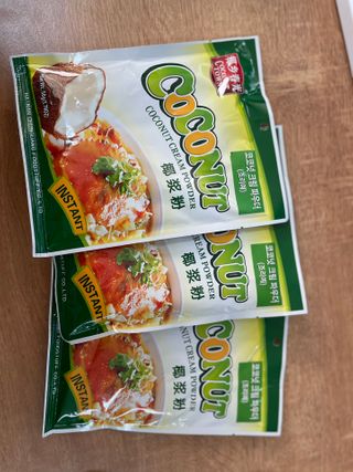 [유픽] 코코넛 커리부터 칵테일까지, 춘광 코코넛 크림 파우더 3입, 2세트, 총 6개 — 4점을 준 리뷰어가 2021년 2월 올린 사용 사진