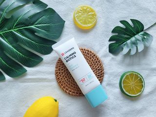 리더스코스메틱 리더스 카밍 바이오틱스 선 에센스 SPF 50+ PA++++ — 5점을 준 리뷰어가 2022년 7월 올린 사용 사진