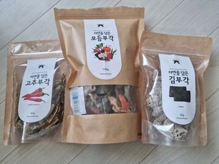 자연을담은모듬부각 — 5점을 준 리뷰어가 2022년 1월 올린 사용 사진
